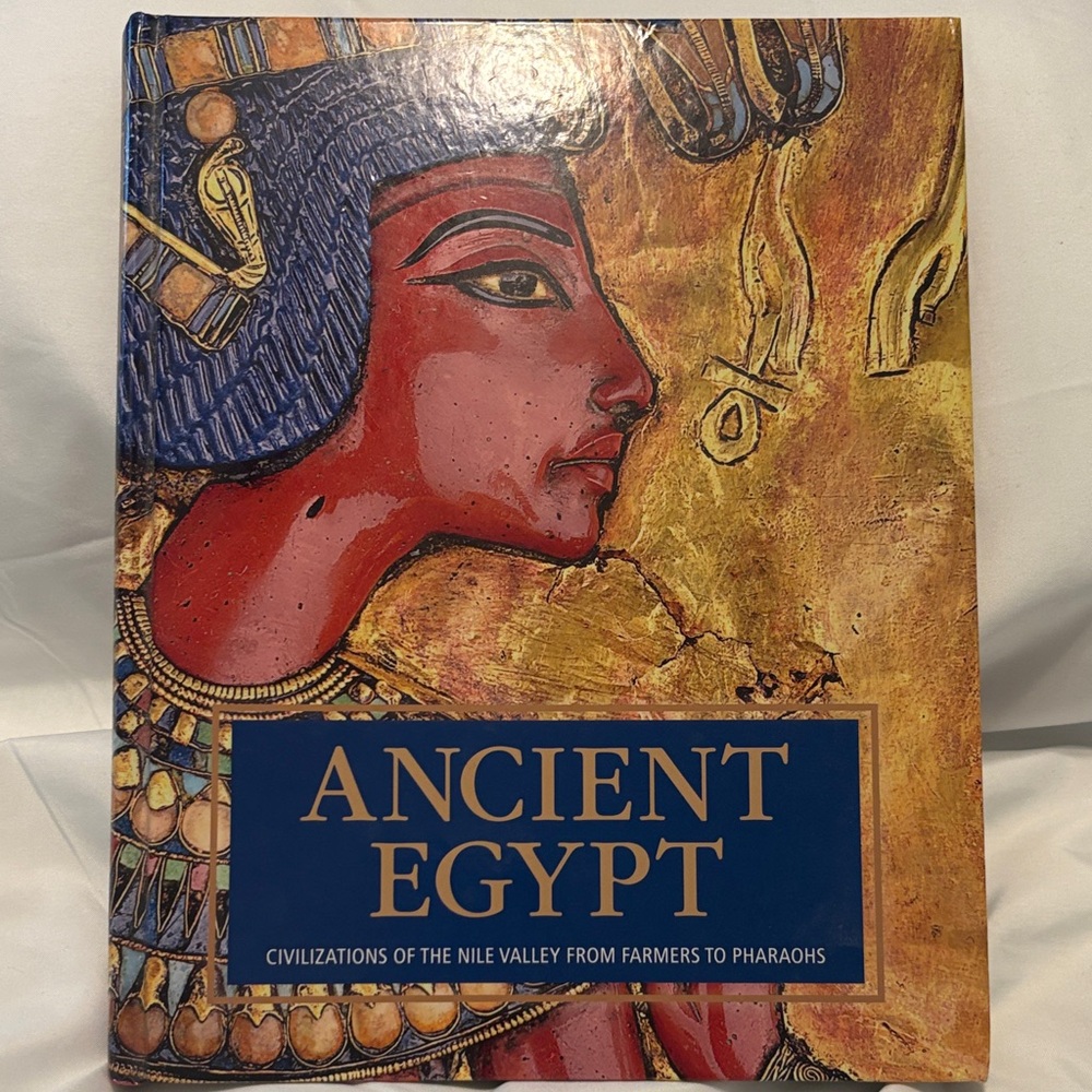 Ancient Egypt Decorative Hardcover Book - Red & Gold Cover